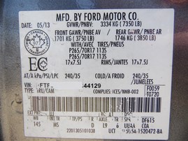 2013 Ford F-150 XLT Gray Crew Cab 5.0L AT 4WD #F22878